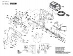 Bosch 0 601 921 966 Gsr 9,6 Ves Cordless Screw Driver 9.6 V / Eu Spare Parts